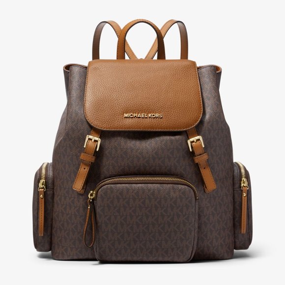MICHAEL Michael Kors Handbags - Michael Kors Abbey Large Signature Cargo Backpack